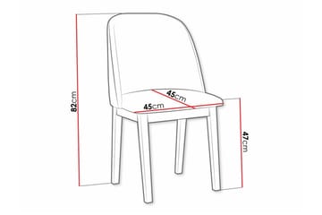 Patrickswell Matstol - Vit - Products - Möbler - Fåtölj & stolar - Matstol & köksstol