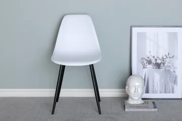 Polar Matstol - Vit/Svart - Products - Möbler - Fåtölj & stolar - Matstol & köksstol