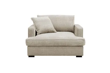 Rossita lyx Extra djup Fåtölj - Beige Chenille - Products - Möbler - Fåtölj & stolar - Fåtölj