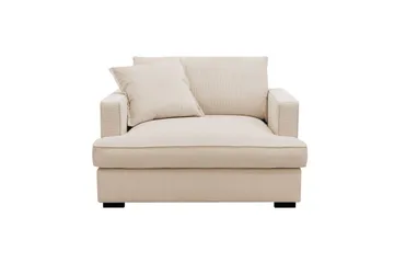 Rossita lyx Extra djup Fåtölj - Beige Manchester - Products - Möbler - Fåtölj & stolar - Fåtölj