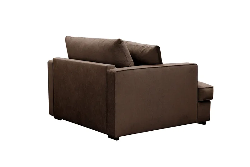 Rossita lyx Extra djup Fåtölj - Brun Manchester - Products - Möbler - Fåtölj & stolar - Fåtölj