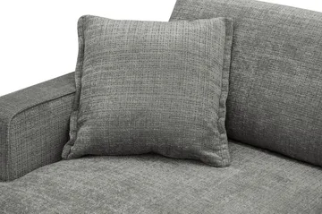 Rossita lyx Extra djup Fåtölj - Grå Chenille - Products - Möbler - Fåtölj & stolar - Fåtölj