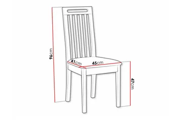 Rowden Matstol - Mörkgrå - Products - Möbler - Fåtölj & stolar - Matstol & köksstol