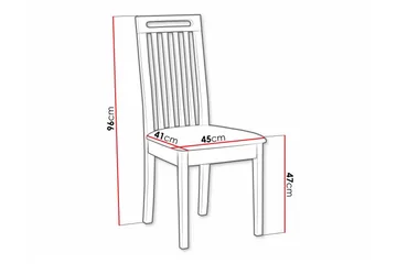 Rowden Matstol - Svart - Products - Möbler - Fåt ölj & stolar - Matstol & köksstol