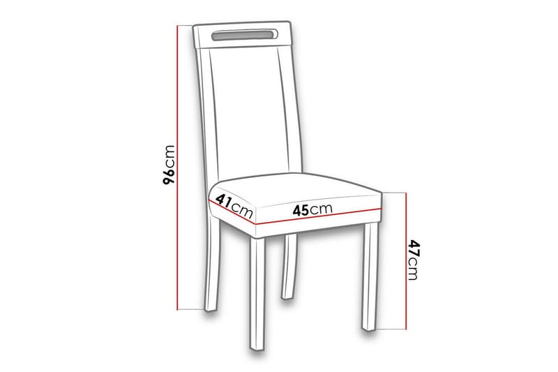 Rowden Matstol - Vit - Products - Möbler - Fåtölj & stolar - Matstol & köksstol