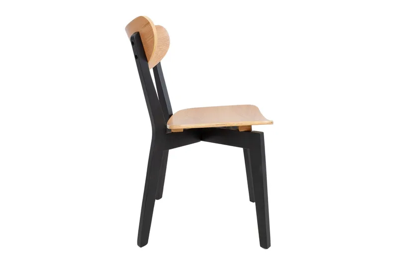 Roxby Stol Ek/Svart - Products - Möbler - Fåtölj & stolar - Matstol & köksstol