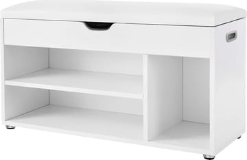 Marko hallbänk - Vit - Vit - Products - Möbler - Fåtölj & stolar - Sittbänk