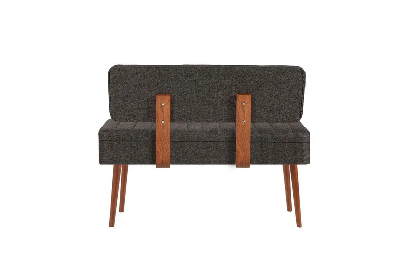 Valsot Sittbänk 110 cm - Valnöt/Antracit - Products - Möbler - Fåtölj & stolar - Sittbänk