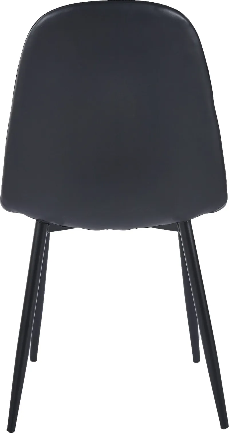 Stol svart PU - Bjurträsk - Svart - Products - Möbler - Fåtölj & stolar - Matstol & köksstol