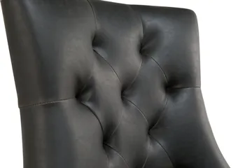 Tuva Matstol Konstläder - Svart - Products - Möbler - Fåtölj & stolar - Matstol & köksstol