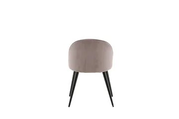 Velvet Matstol Manchester - Rosa - Products - Möbler - Fåtölj & stolar - Matstol & köksstol