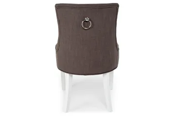 Viktoria Fåtölj - Grå/Vit - Products - Möbler - Fåtölj & stolar - Matstol & köksstol