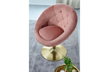 Willowdale Kontorsstol - Mörkrosa/Guld - Products - Möbler - Fåtölj & stolar - Kontorsstol & skrivbordsstol