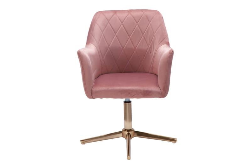 Willowdale Kontorsstol med Armstöd - Rosa/Guld - Products - Möbler - Fåtölj & stolar - Kontorsstol & skrivbordsstol