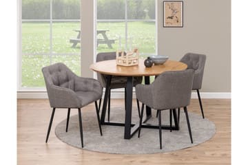 Zabinka Karmstol - Brun - Products - Möbler - Fåtölj & stolar - Karmstol