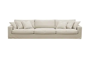 Valencia Extra Djup 5-sits Soffa med avtagbar och tvättbar klädsel, Beige