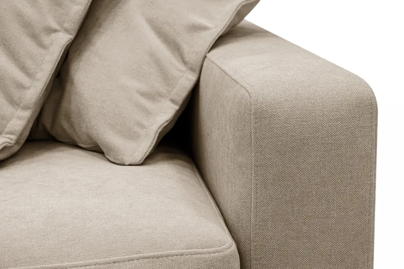 Valencia Extra Djup 5-sits Soffa med avtagbar och tvättbar klädsel - Brun - Products - Möbler - Soffa