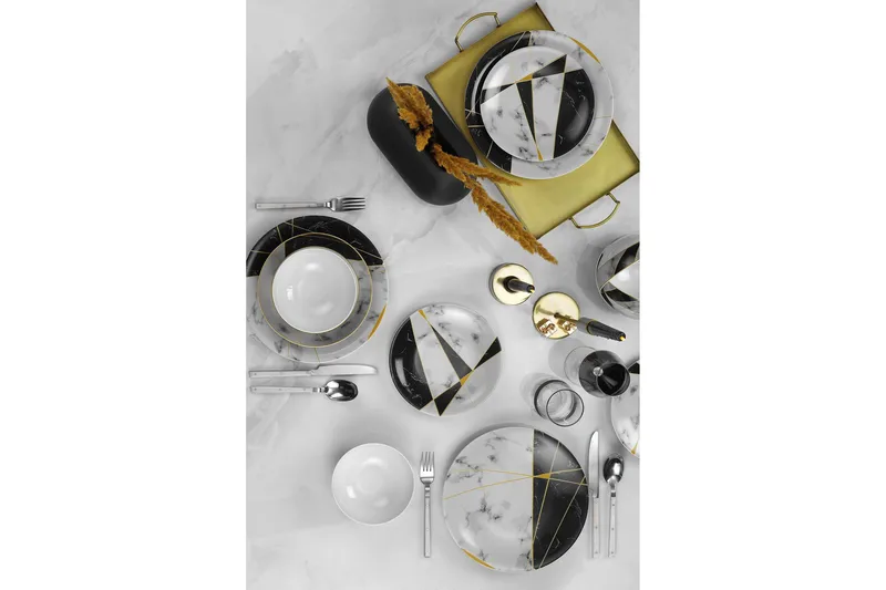 Tallriksset 24-pack - Flerfärgad - Products - Servering & matlagning - Tallrikar & skålar - Tallrikar set