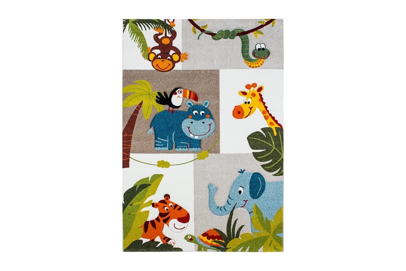 London Barnmatta 120x170 Djungel - Multi - Products - Textil & mattor - Barntextilier - Lekmatta & matta barnrum