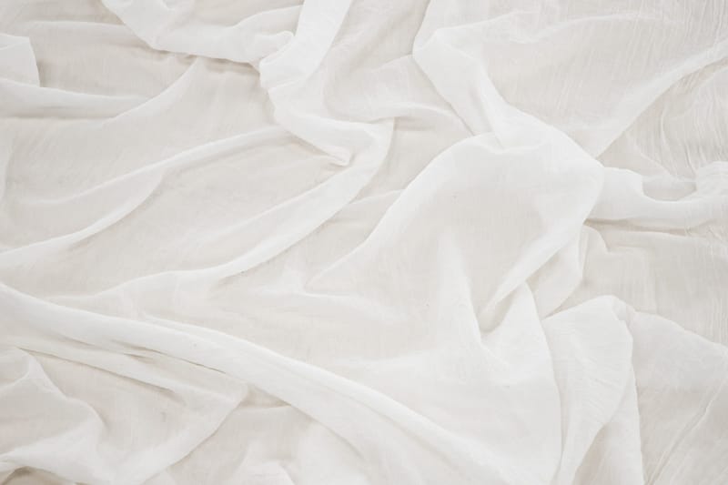 Elena Gardin 135x240 cm - Vit - Products - Textil & mattor - Gardiner - Gardinlängder - Kanallängd