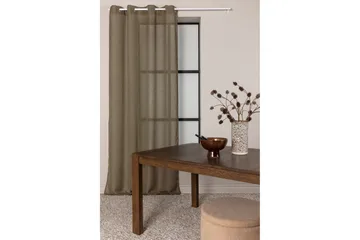 Kaya Öljettgardin 140x290 cm - Brun - Products - Textil & mattor - Gardiner - Gardinlängder - Öljettgardiner