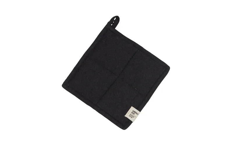 Vide Grytlapp 20x20 cm, Svart