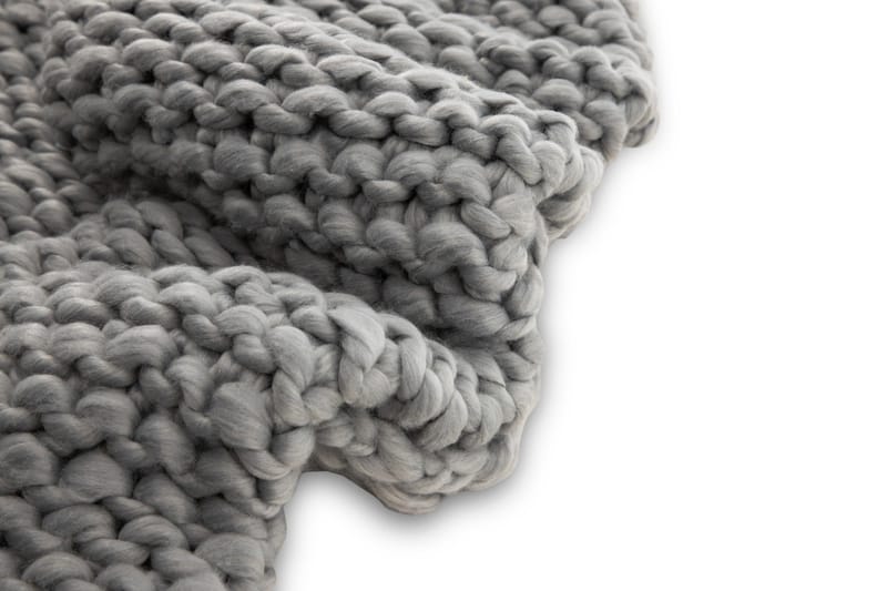 Kate Pläd 130x170 cm - Ljusgrå - Products - Textil & mattor - Filt & pläd