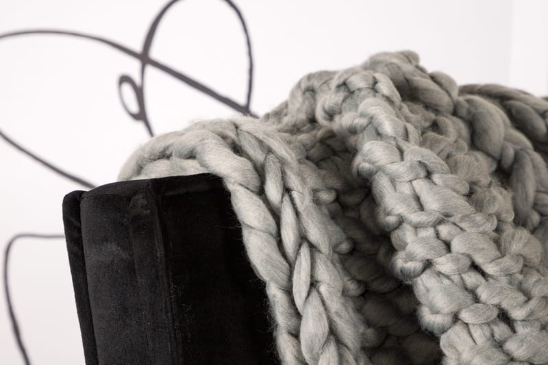 Kate Pläd 130x170 cm - Ljusgrå - Products - Textil & mattor - Filt & pläd