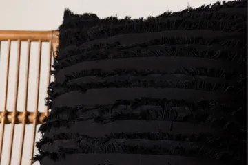 Edith Kuddfodral - Svart - Products - Textil & mattor - Kudde & kuddfodral - Kuddfodral