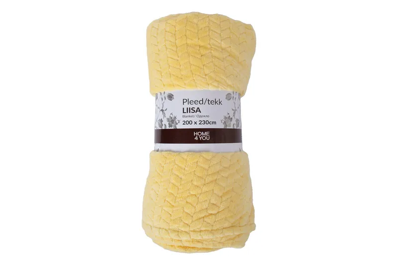Liisa Filt XL 200x230 cm Gul