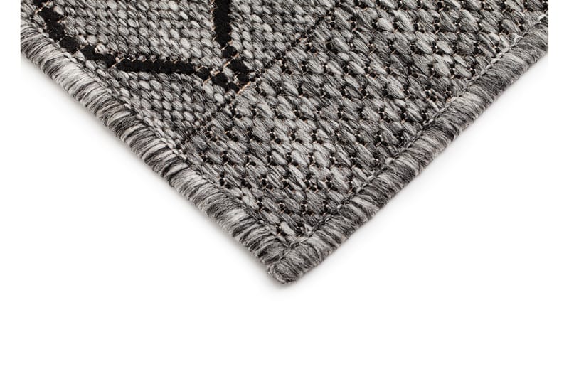 Madrid Bell Flatvävd Matta 80x240 - Grå/Svart - Products - Textil & mattor - Matta - Flatvävd matta