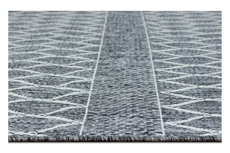Madrid Bell Flatvävd Matta 80x240 - Grå/Vit - Products - Textil & mattor - Matta - Flatvävd matta