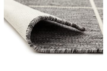 Madrid Square Flatvävd Matta 80x240 - Grå/Vit - Products - Textil & mattor - Matta - Flatvävd matta