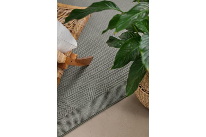 Miami Flatvävd Matta 160x230 cm - Grön - Products - Textil & mattor - Matta - Små mattor