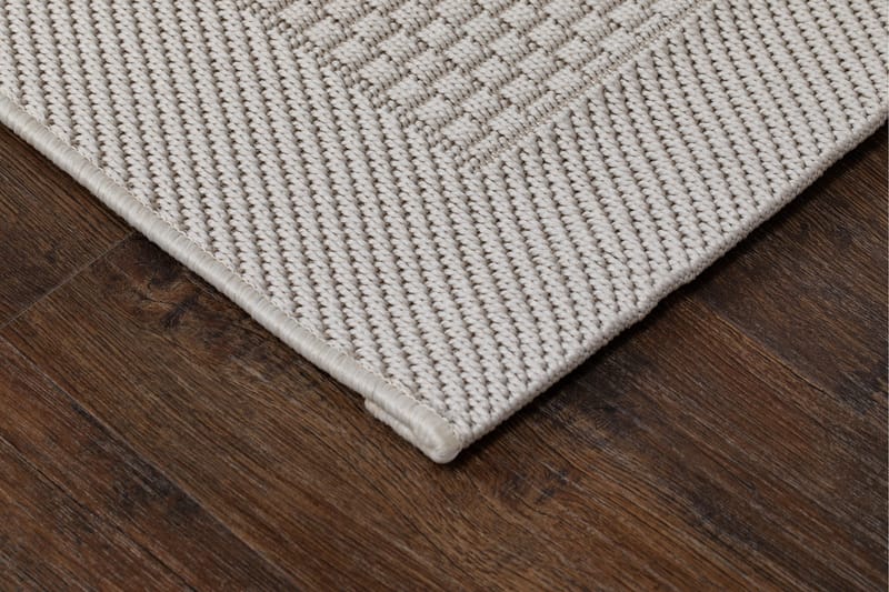 Miami Flatvävd Matta 80x250 cm - Vit - Products - Textil & mattor - Matta - Flatvävd matta