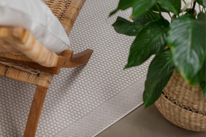 Miami Flatvävd Matta 80x250 cm - Vit - Products - Textil & mattor - Matta - Flatvävd matta