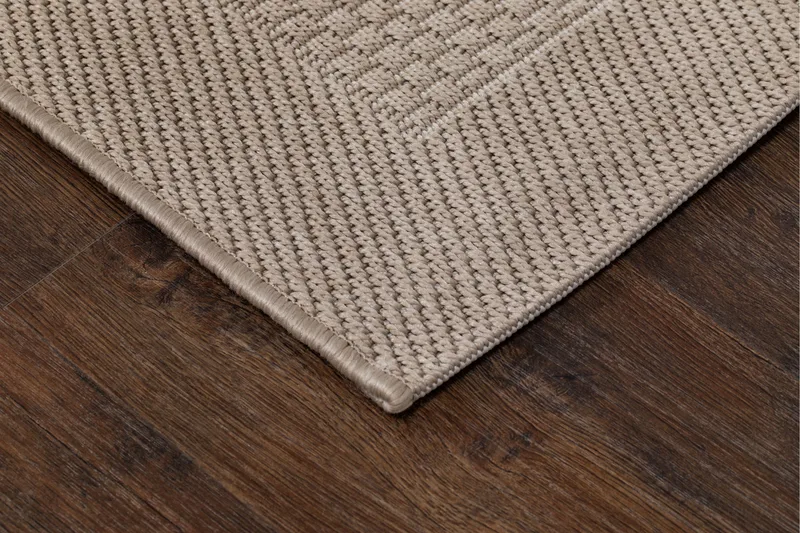 Miami Flatvävd Matta Fyrkantig 200x200 cm - Natur - Products - Textil & mattor - Matta - Små mattor