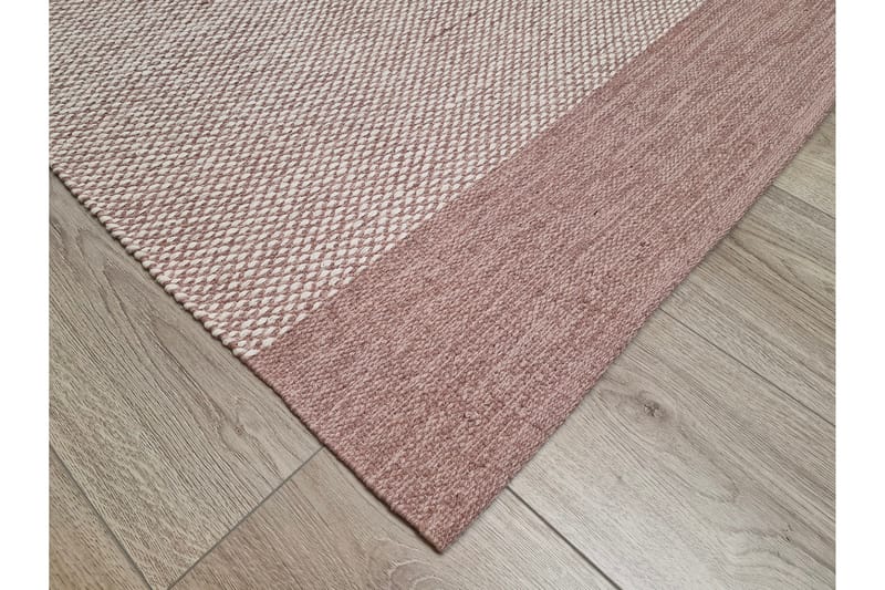 Alva Bomullsmatta 240x240 cm Kvadratisk - Rosa - Products - Textil & mattor - Matta - Modern matta - Bomullsmatta