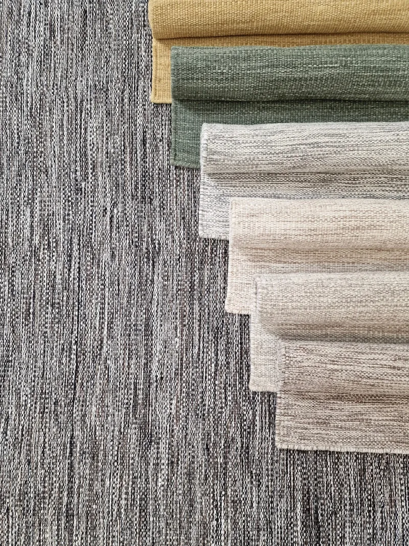 Birka Ullmatta Rund 120 - Ockragul - Products - Textil & mattor - Matta - Modern matta - Ullmatta