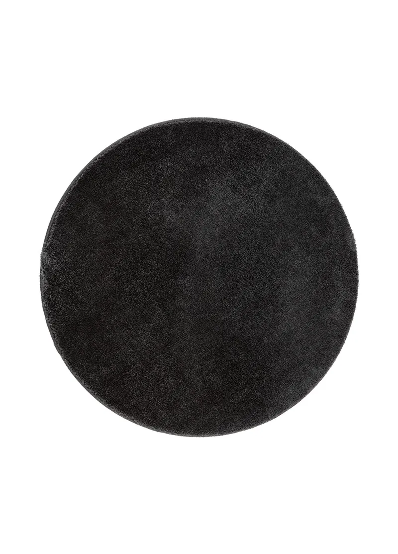 Cozy Ryamatta 120 cm Rund, Svart