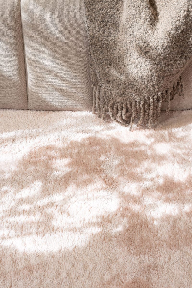 Cozy Ryamatta 133x190 cm Rektangulär - Rosa - Products - Textil & mattor - Matta - Modern matta - Ryamatta