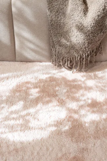 Cozy Ryamatta 160 cm Rund - Rosa - Products - Textil & mattor - Matta - Modern matta - Ryamatta