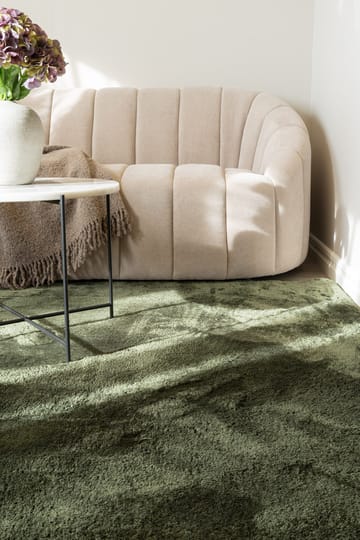 Cozy Ryamatta 160x230 cm Rektangulär - Grön - Products - Textil & mattor - Matta - Modern matta - Ryamatta