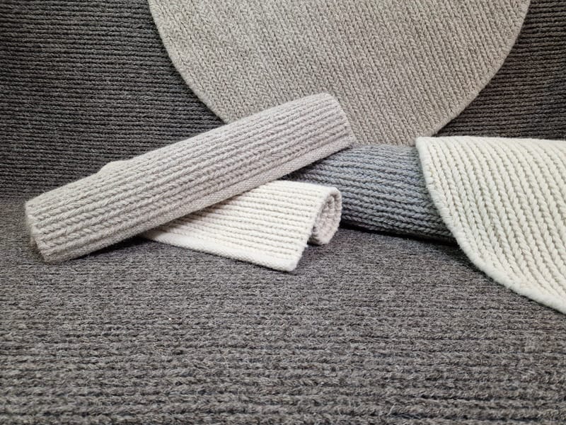 Dalarö Ullmatta 200 cm Rund - Linne - Products - Textil & mattor - Matta - Modern matta - Ullmatta