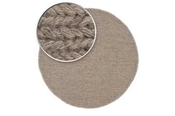 Dalarö Ullmatta 240 cm Rund - Linne - Products - Textil & mattor - Matta - Modern matta - Ullmatta