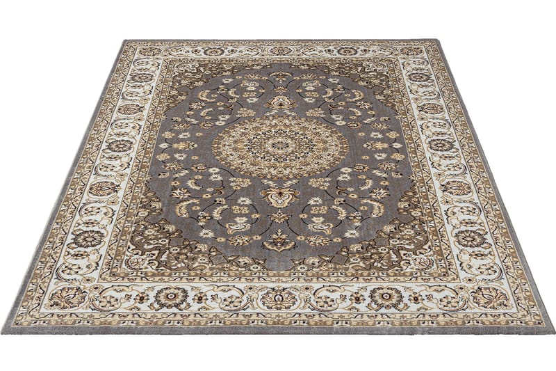 Dubai Medallion Wiltonmatta 80x150 cm - Grå - Products - Textil & mattor - Matta - Modern matta - Wiltonmatta