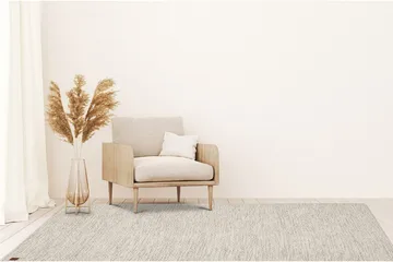Gåsöga Ullmatta 140x200 cm Rektangulär - Beige - Products - Textil & mattor - Matta - Modern matta - Ullmatta