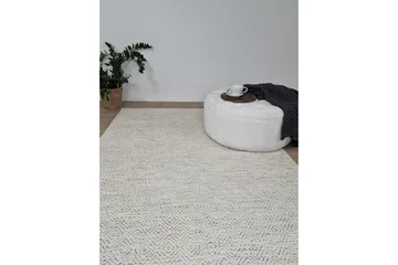 Gåsöga Ullmatta 160x230 cm Rektangulär - Beige - Products - Textil & mattor - Matta - Modern matta - Ullmatta