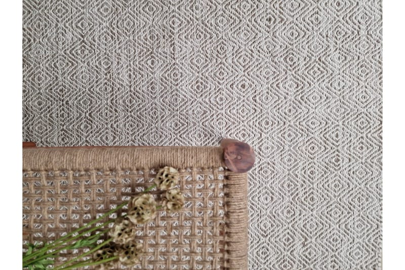 Gåsöga Ullmatta 160x230 cm Rektangulär - Beige - Products - Textil & mattor - Matta - Modern matta - Ullmatta