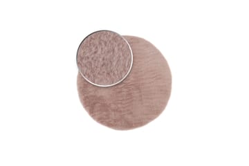 Heaven Ryamatta 120 cm Rund - Rosa - Products - Textil & mattor - Matta - Modern matta - Ryamatta